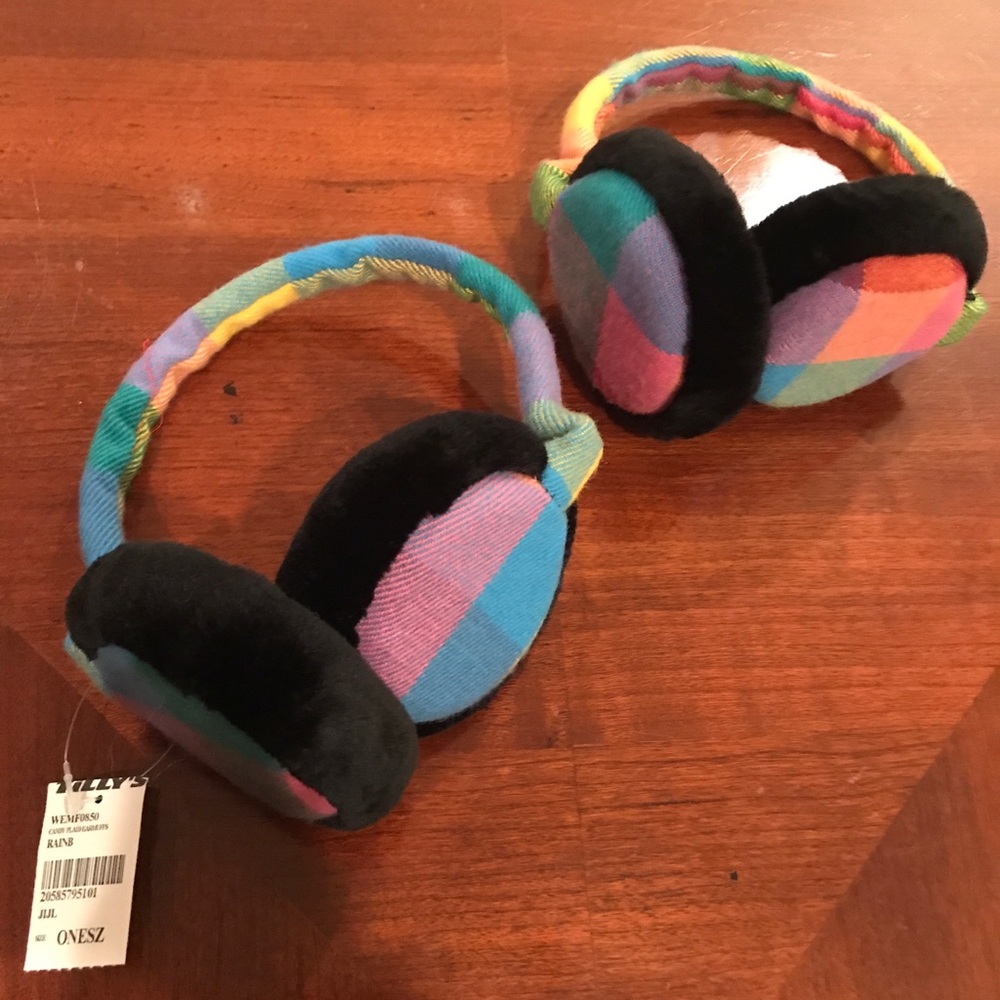 New pair of Plaid earmuffs